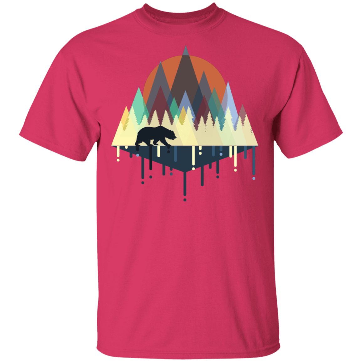 T-Shirts Heliconia / S Melting Bear T-Shirt