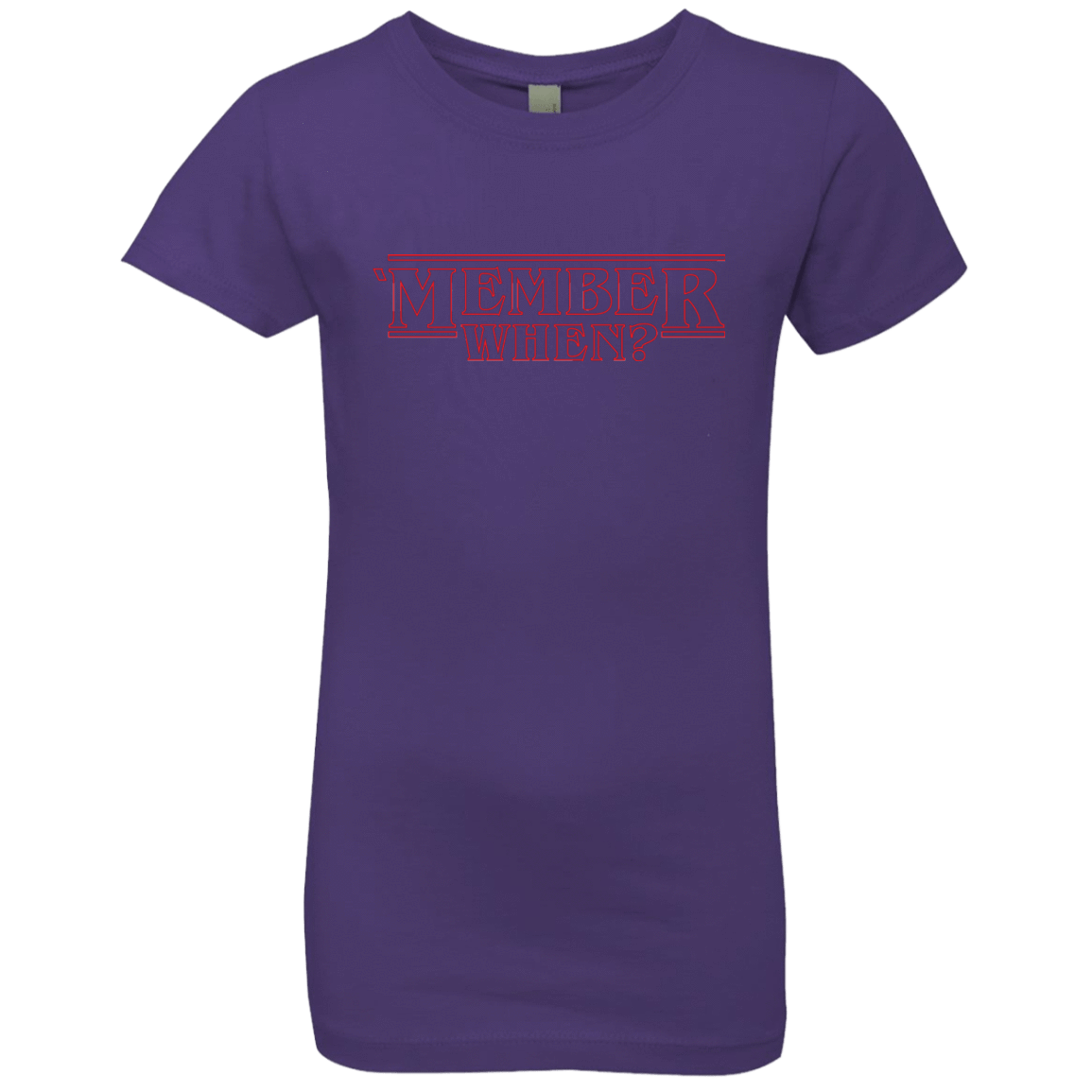 T-Shirts Purple Rush / YXS Member When Girls Premium T-Shirt