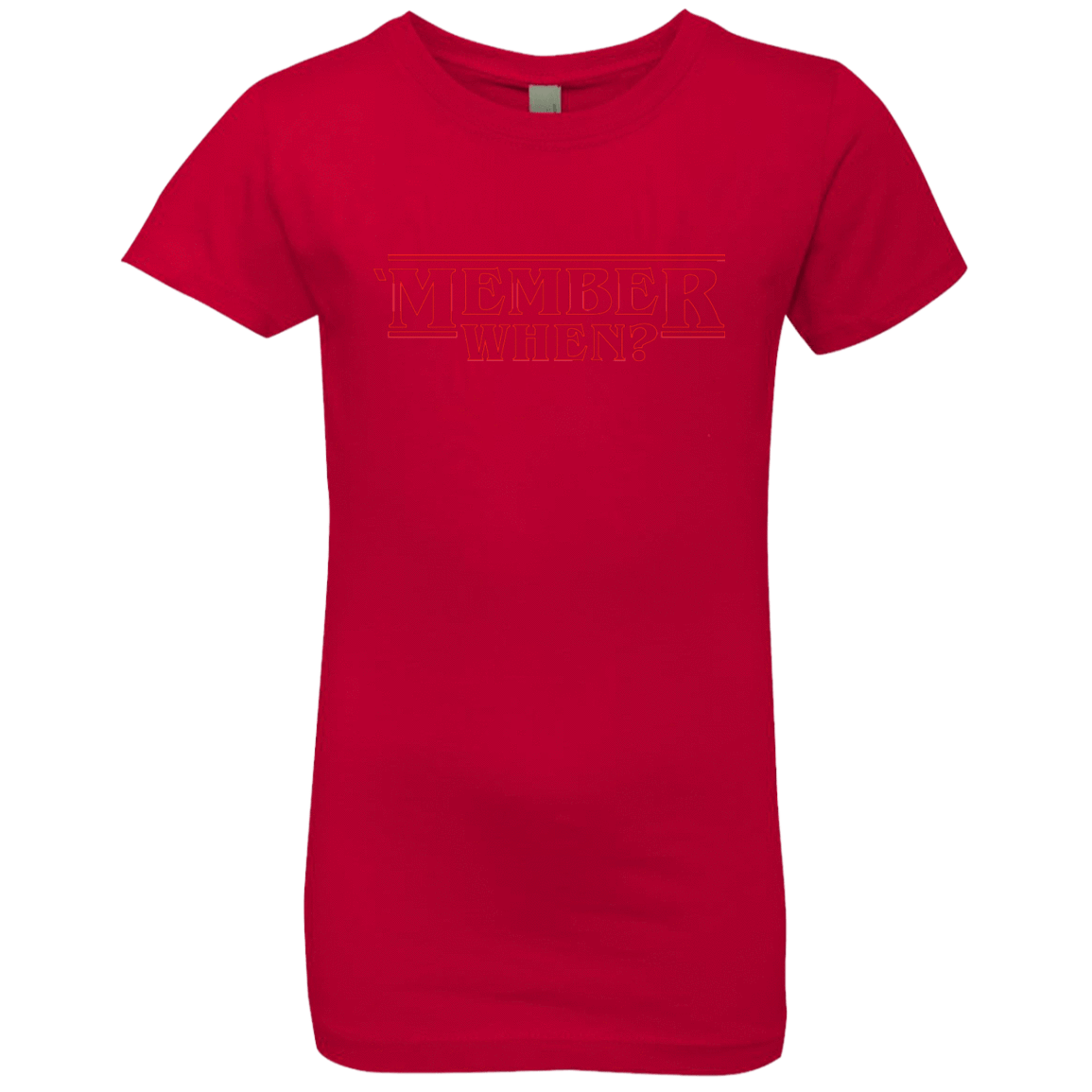 T-Shirts Red / YXS Member When Girls Premium T-Shirt