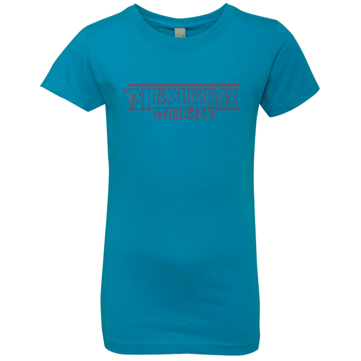 T-Shirts Turquoise / YXS Member When Girls Premium T-Shirt