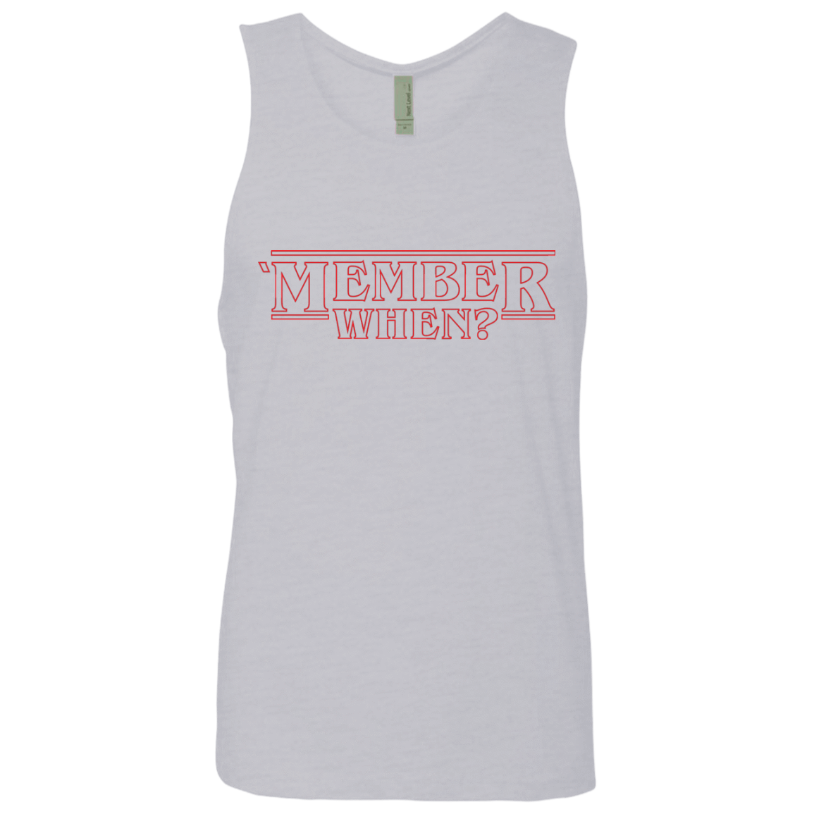 T-Shirts Heather Grey / Small Member When Men's Premium Tank Top