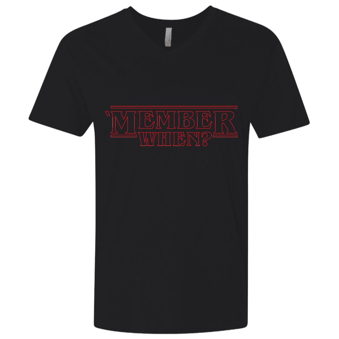 T-Shirts Black / X-Small Member When Men's Premium V-Neck