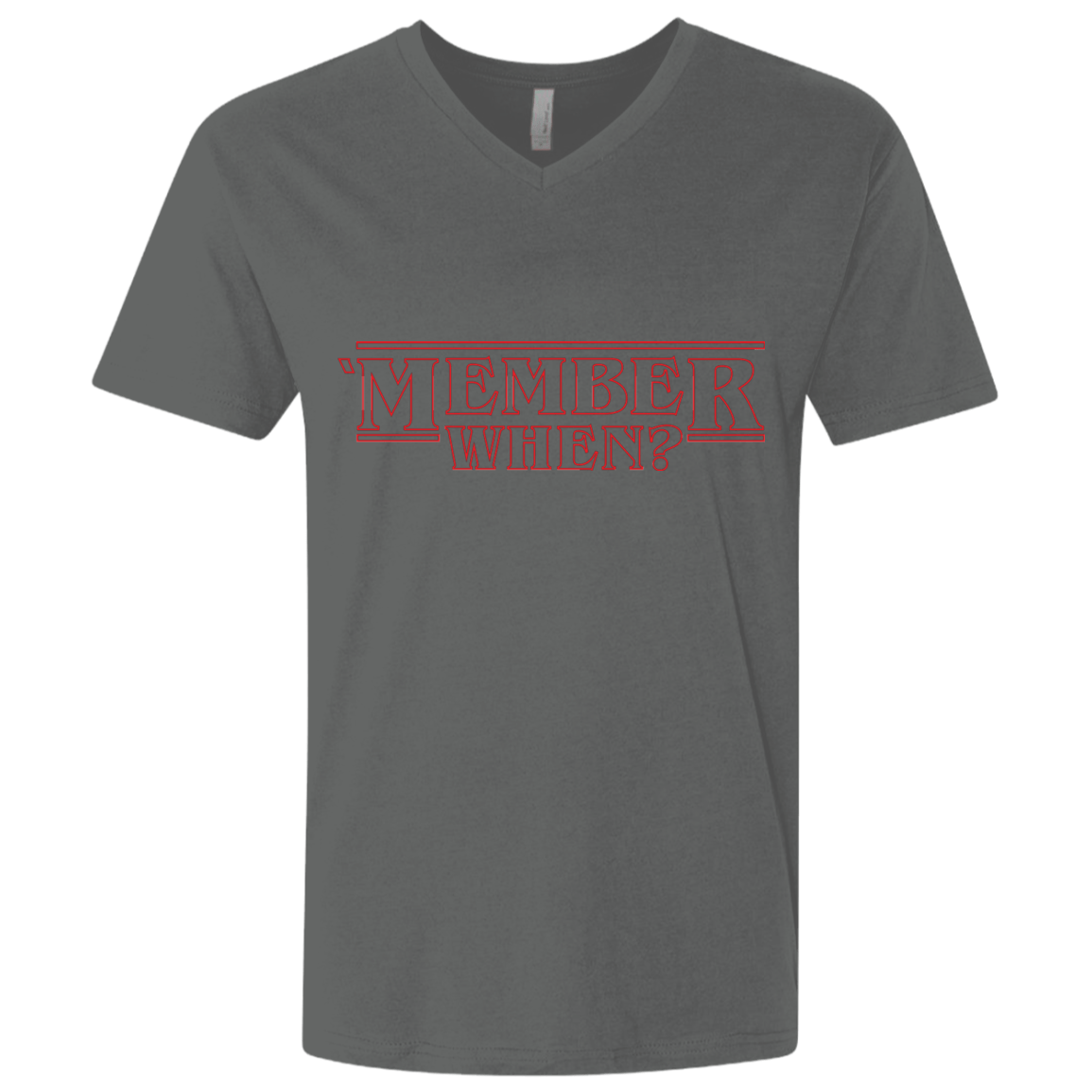 T-Shirts Heavy Metal / X-Small Member When Men's Premium V-Neck