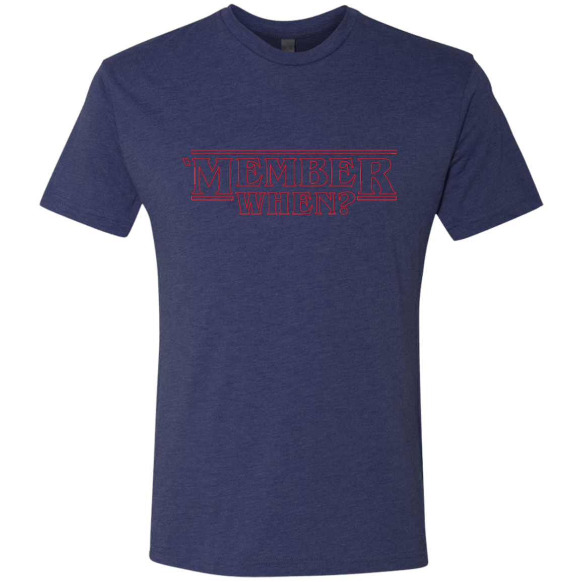 T-Shirts Vintage Navy / Small Member When Men's Triblend T-Shirt