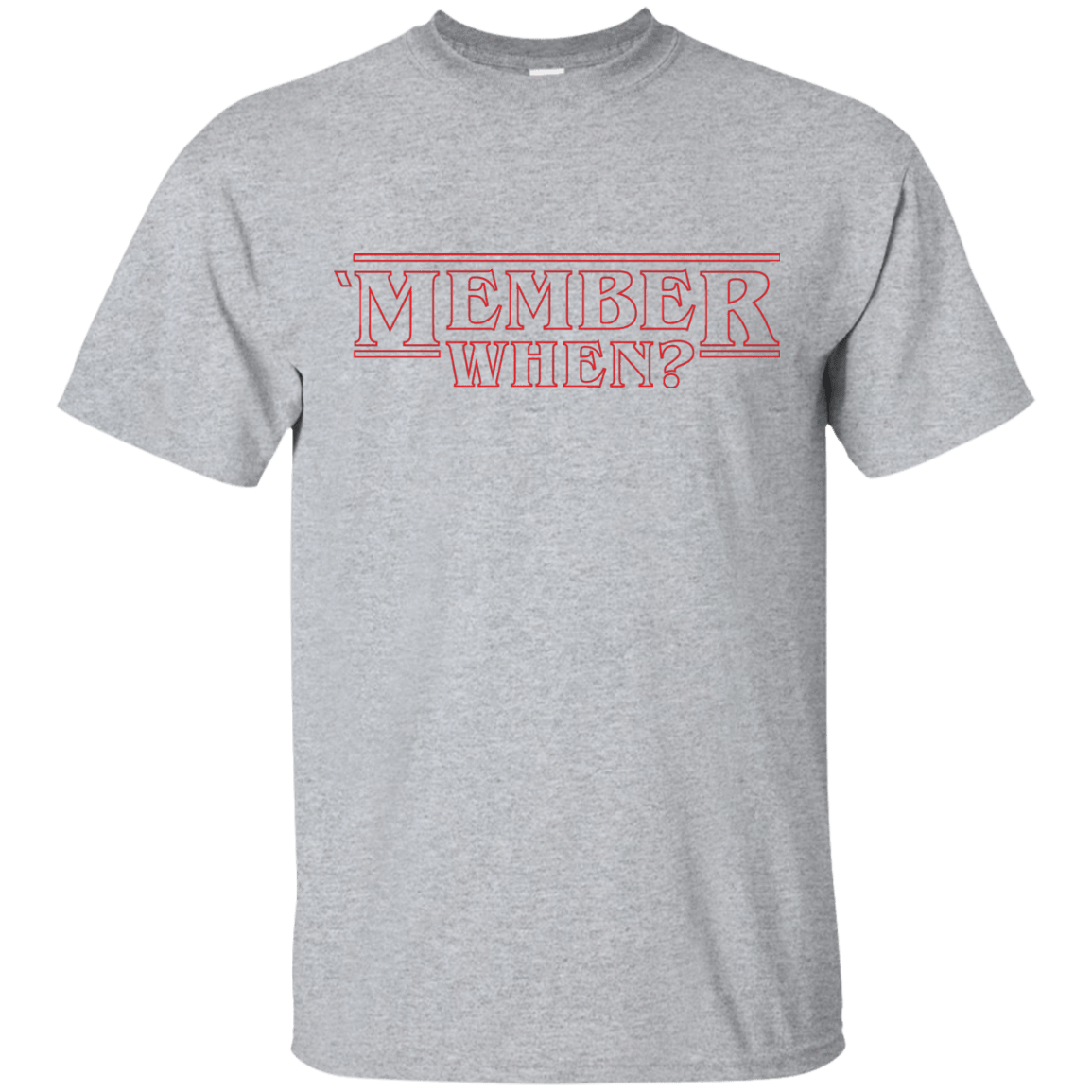 T-Shirts Sport Grey / Small Member When T-Shirt