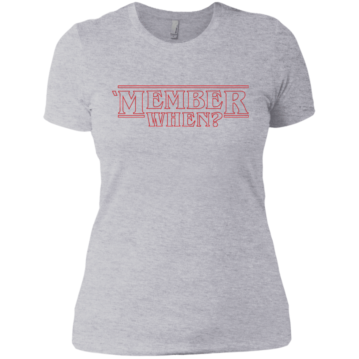 T-Shirts Heather Grey / X-Small Member When Women's Premium T-Shirt