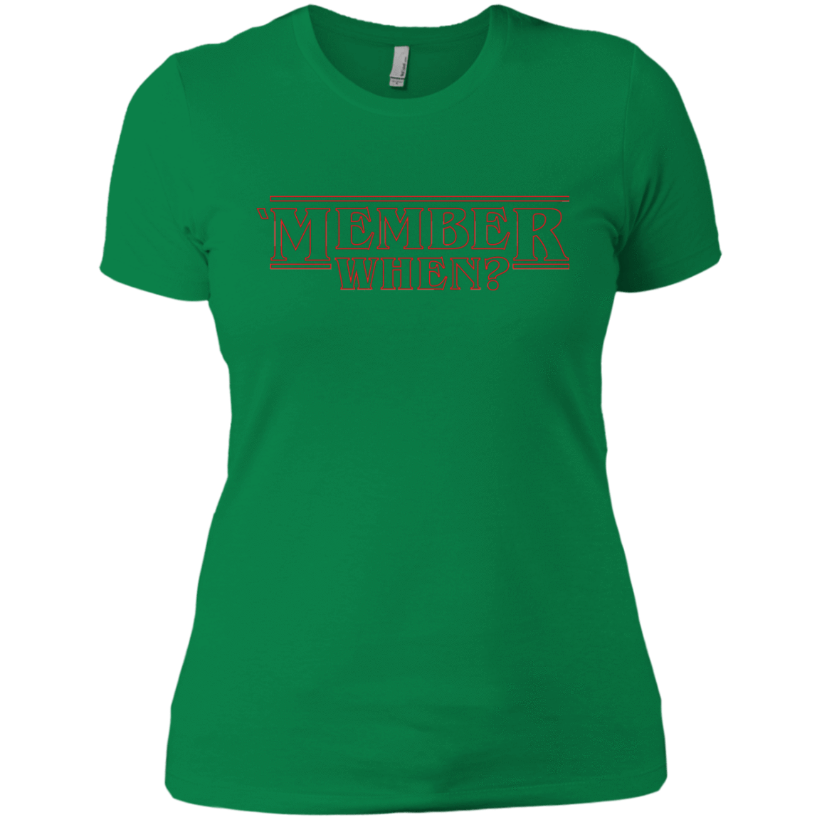 T-Shirts Kelly Green / X-Small Member When Women's Premium T-Shirt