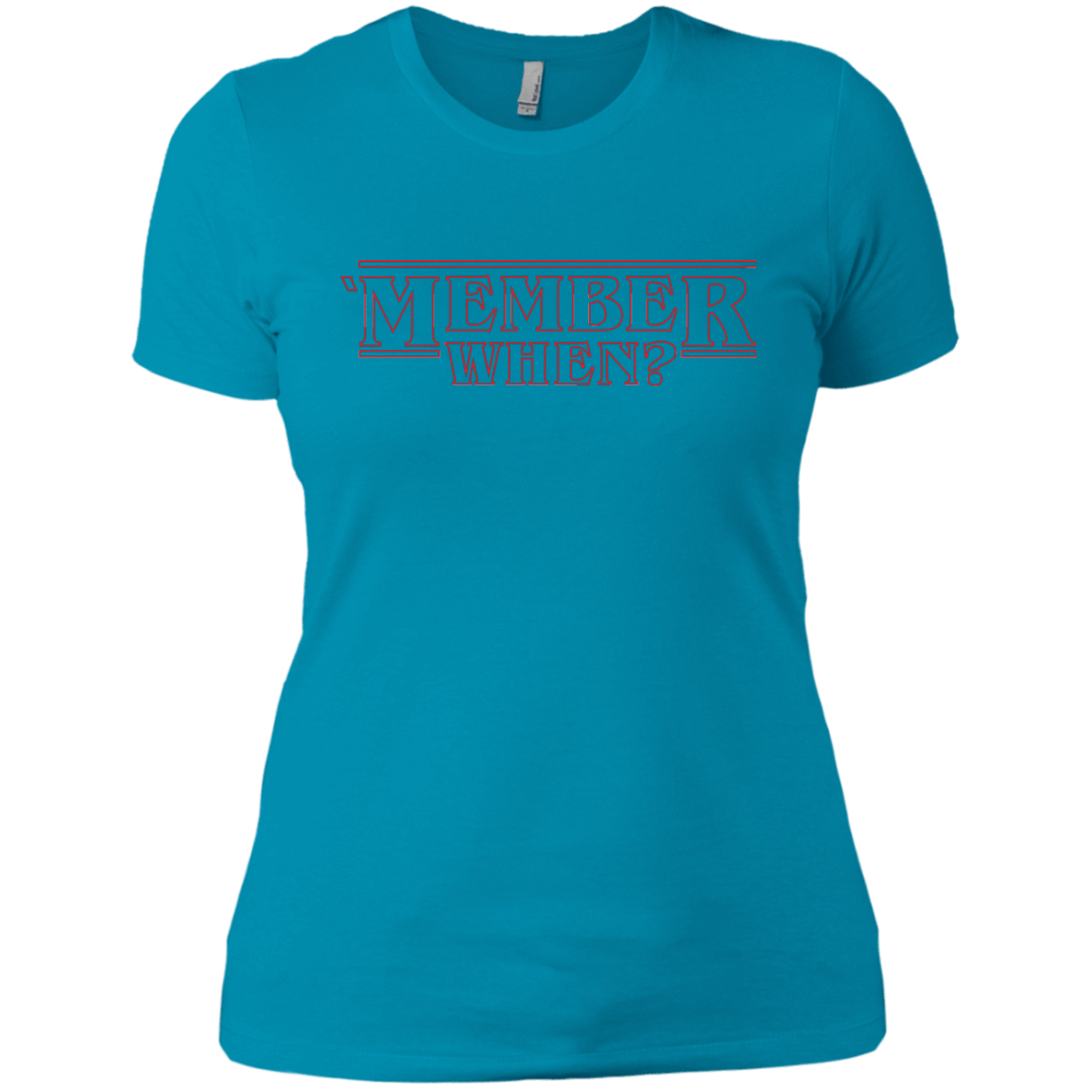 T-Shirts Turquoise / X-Small Member When Women's Premium T-Shirt