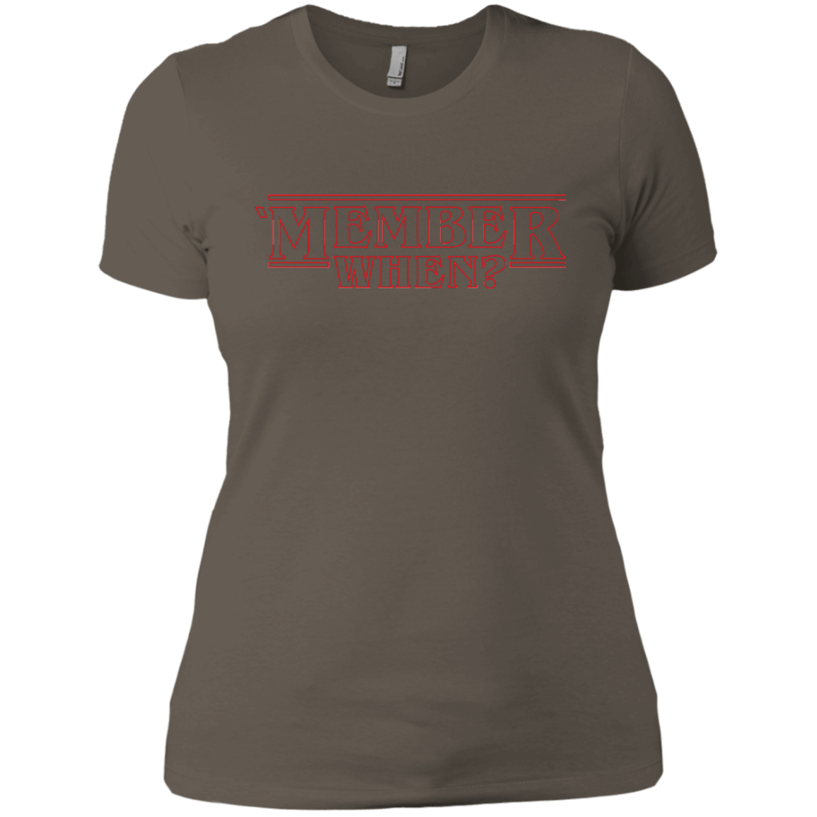 T-Shirts Warm Grey / X-Small Member When Women's Premium T-Shirt