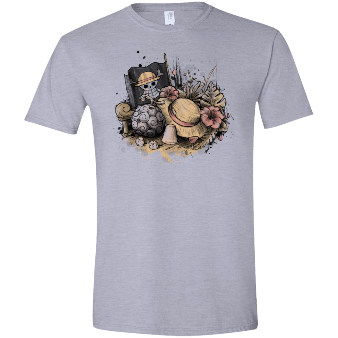 T-Shirts Sport Grey / X-Small Memories of the Pirate Men's Semi-Fitted Softstyle