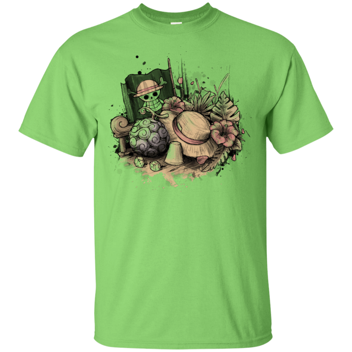 T-Shirts Lime / S Memories of the Pirate T-Shirt