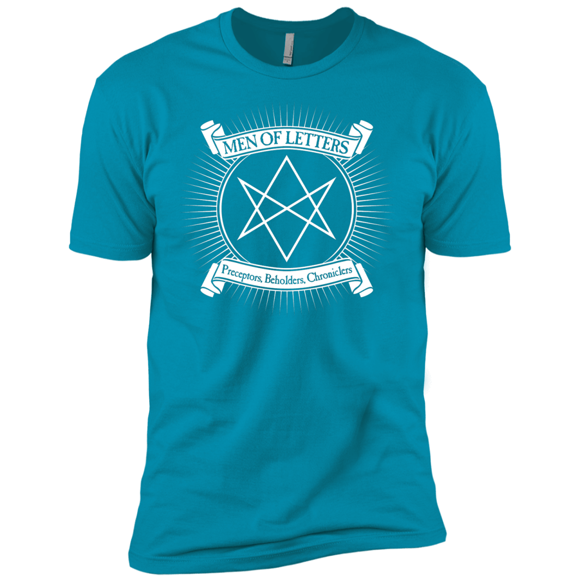 T-Shirts Turquoise / YXS Men of Letters Boys Premium T-Shirt