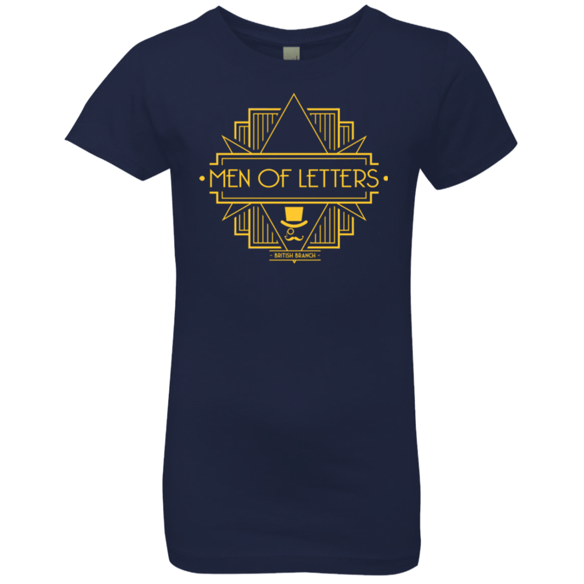 T-Shirts Midnight Navy / YXS Men Of Letters British Branch Girls Premium T-Shirt
