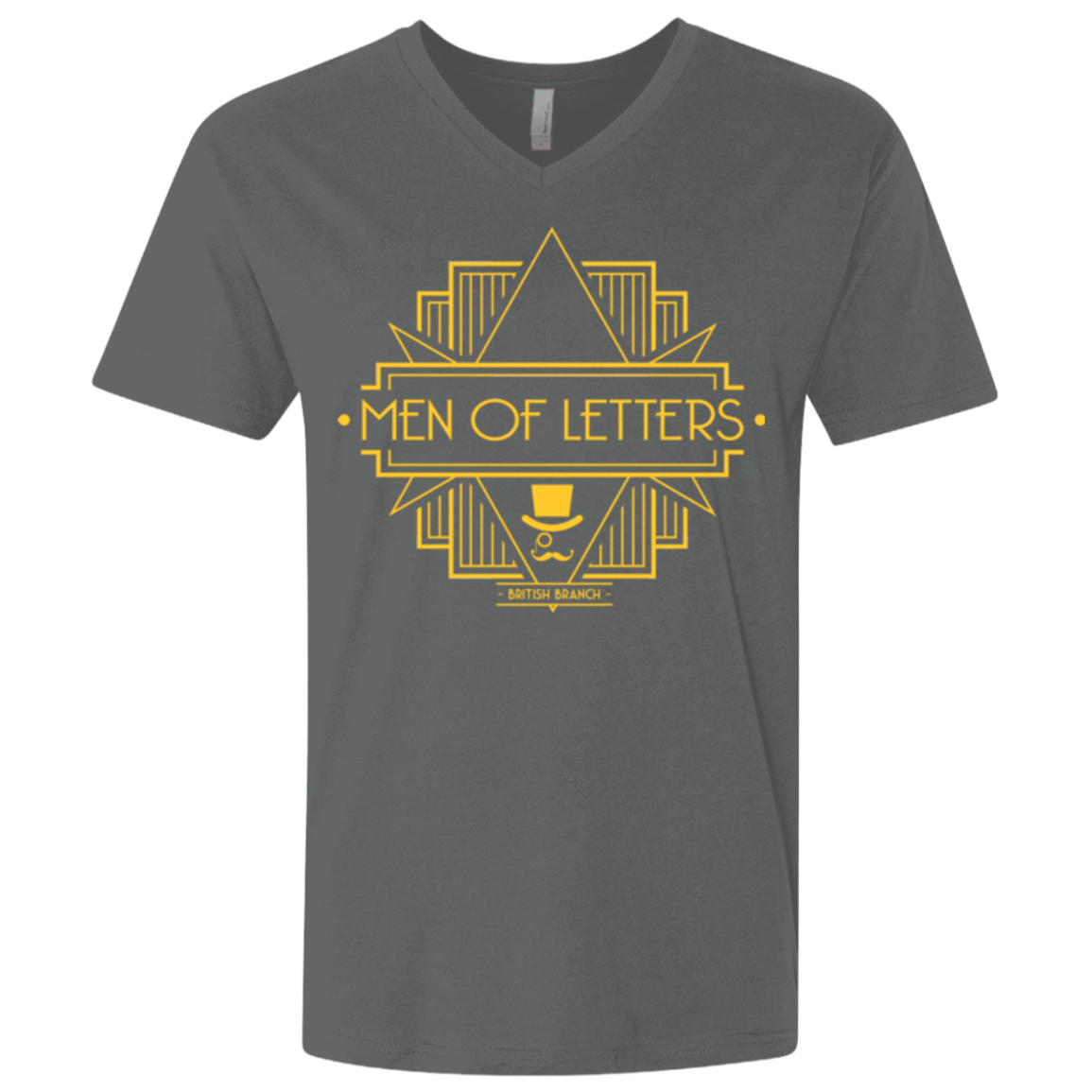 T-Shirts Heavy Metal / X-Small Men Of Letters British Branch Men's Premium V-Neck