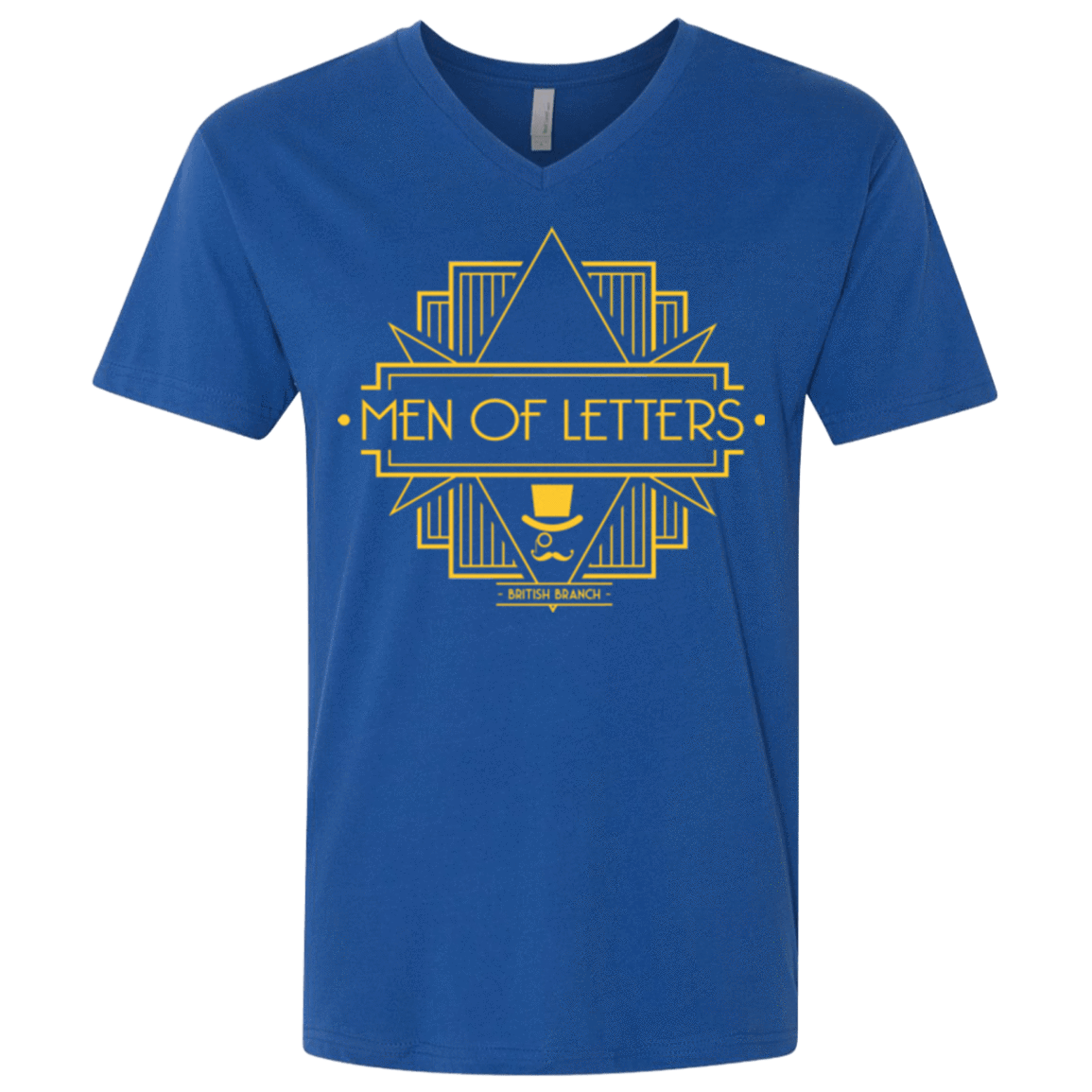 T-Shirts Royal / X-Small Men Of Letters British Branch Men's Premium V-Neck