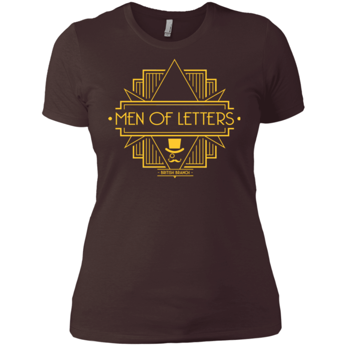 T-Shirts Dark Chocolate / X-Small Men Of Letters British Branch Women's Premium T-Shirt