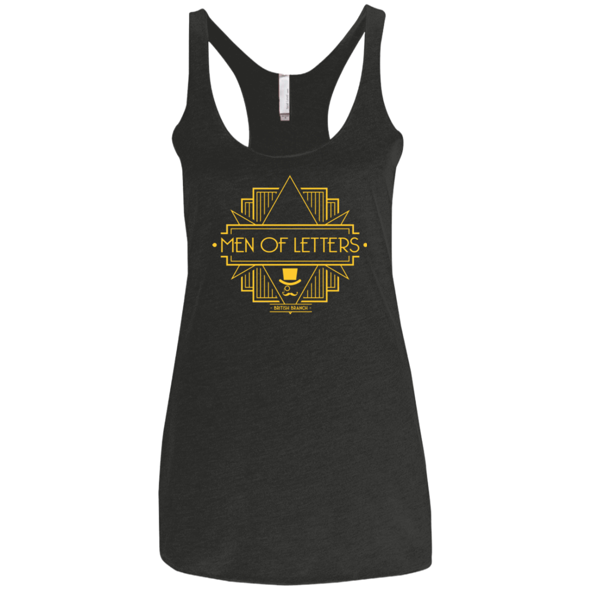 T-Shirts Vintage Black / X-Small Men Of Letters British Branch Women's Triblend Racerback Tank