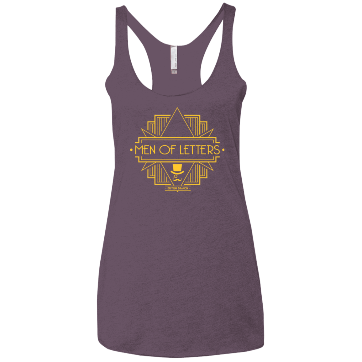 T-Shirts Vintage Purple / X-Small Men Of Letters British Branch Women's Triblend Racerback Tank