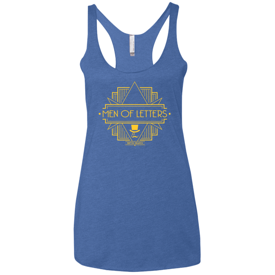 T-Shirts Vintage Royal / X-Small Men Of Letters British Branch Women's Triblend Racerback Tank