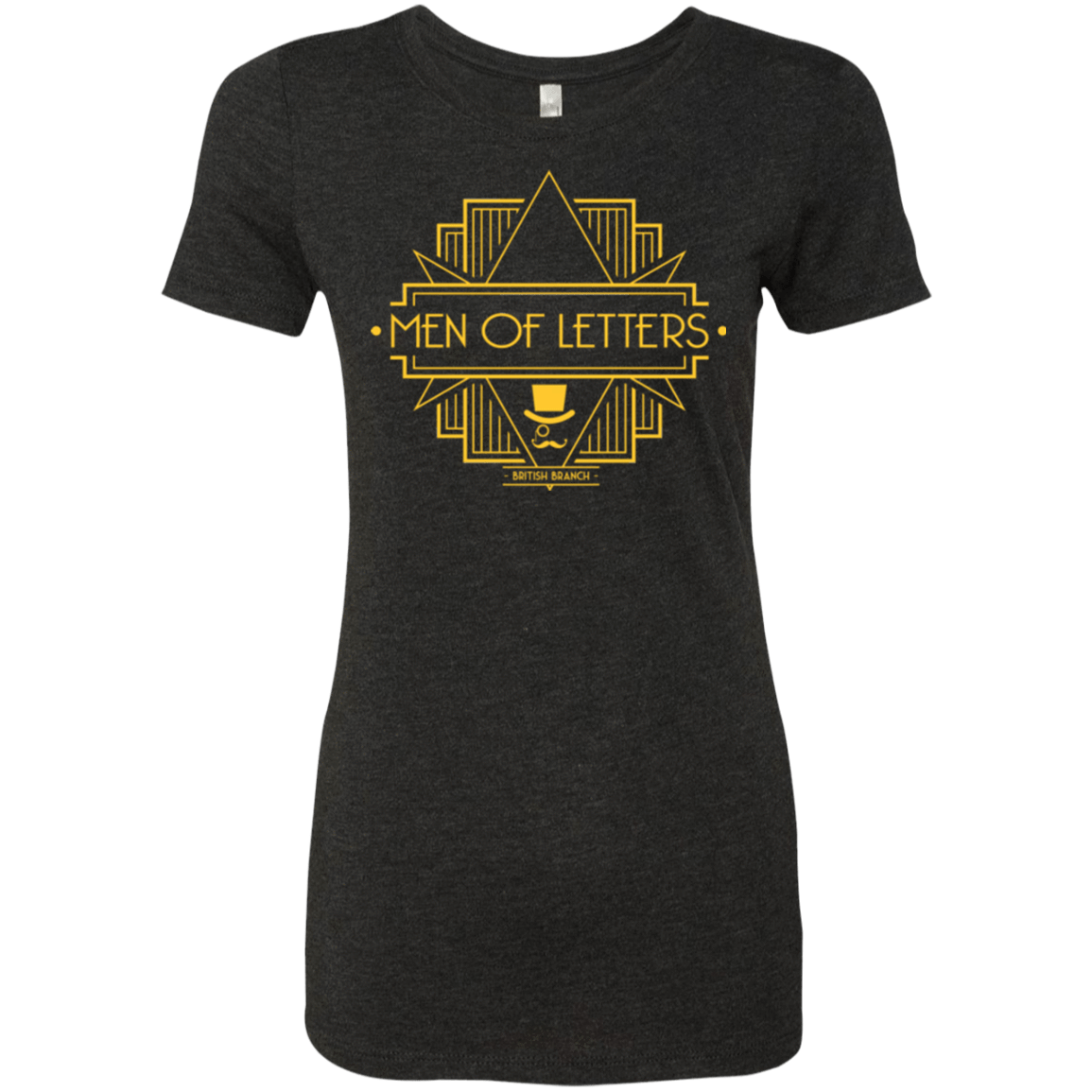 T-Shirts Vintage Black / Small Men Of Letters British Branch Women's Triblend T-Shirt