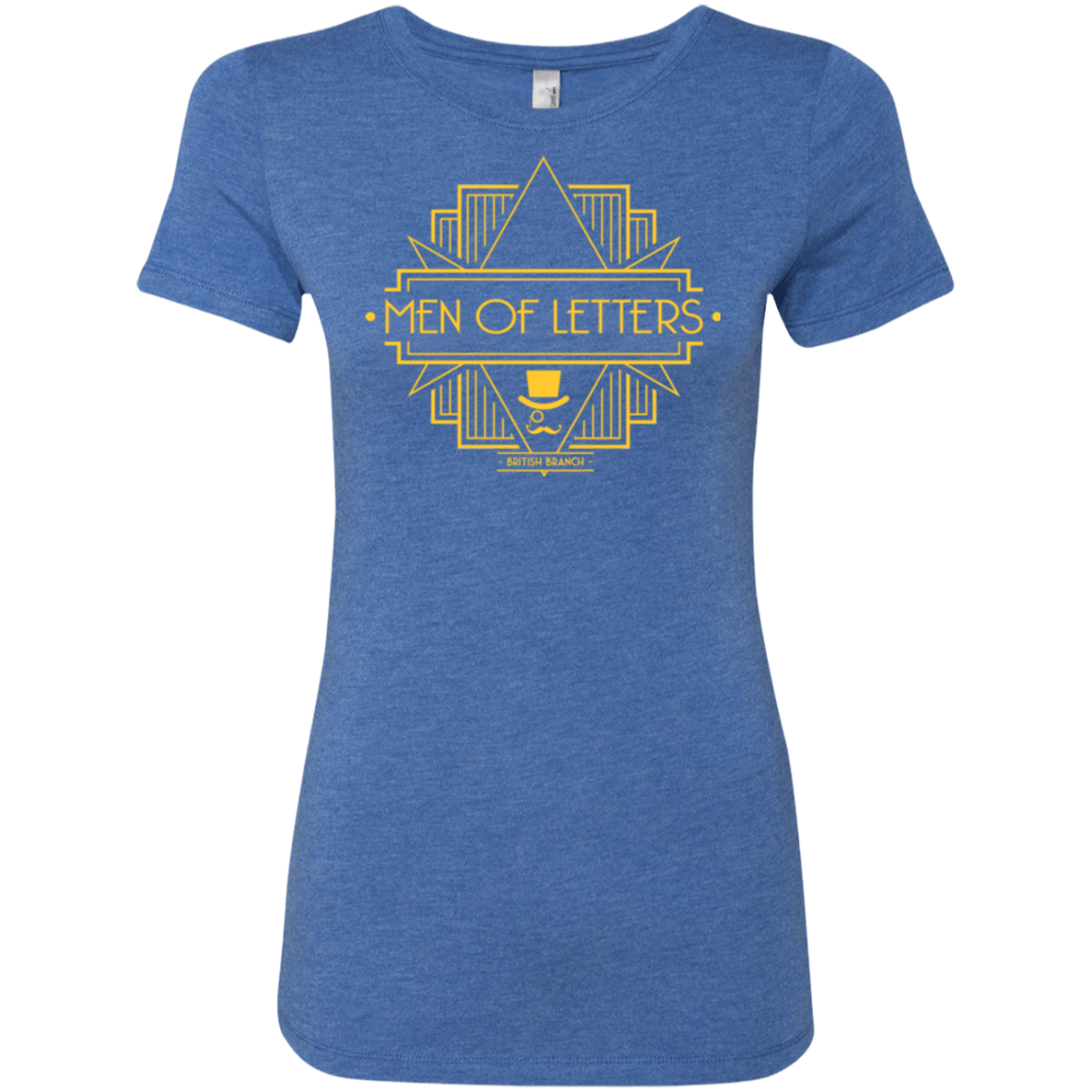 T-Shirts Vintage Royal / Small Men Of Letters British Branch Women's Triblend T-Shirt