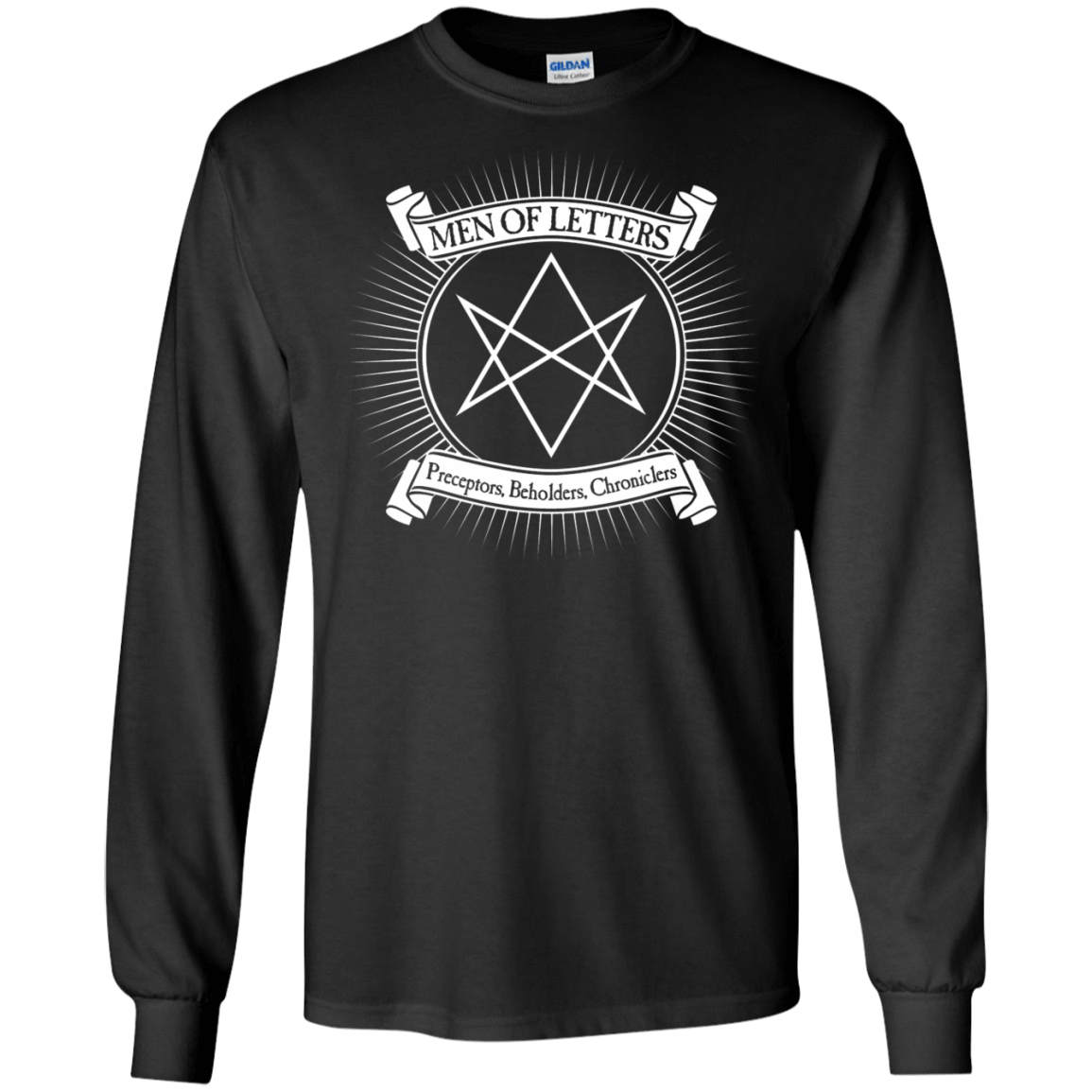 T-Shirts Black / S Men of Letters Men's Long Sleeve T-Shirt