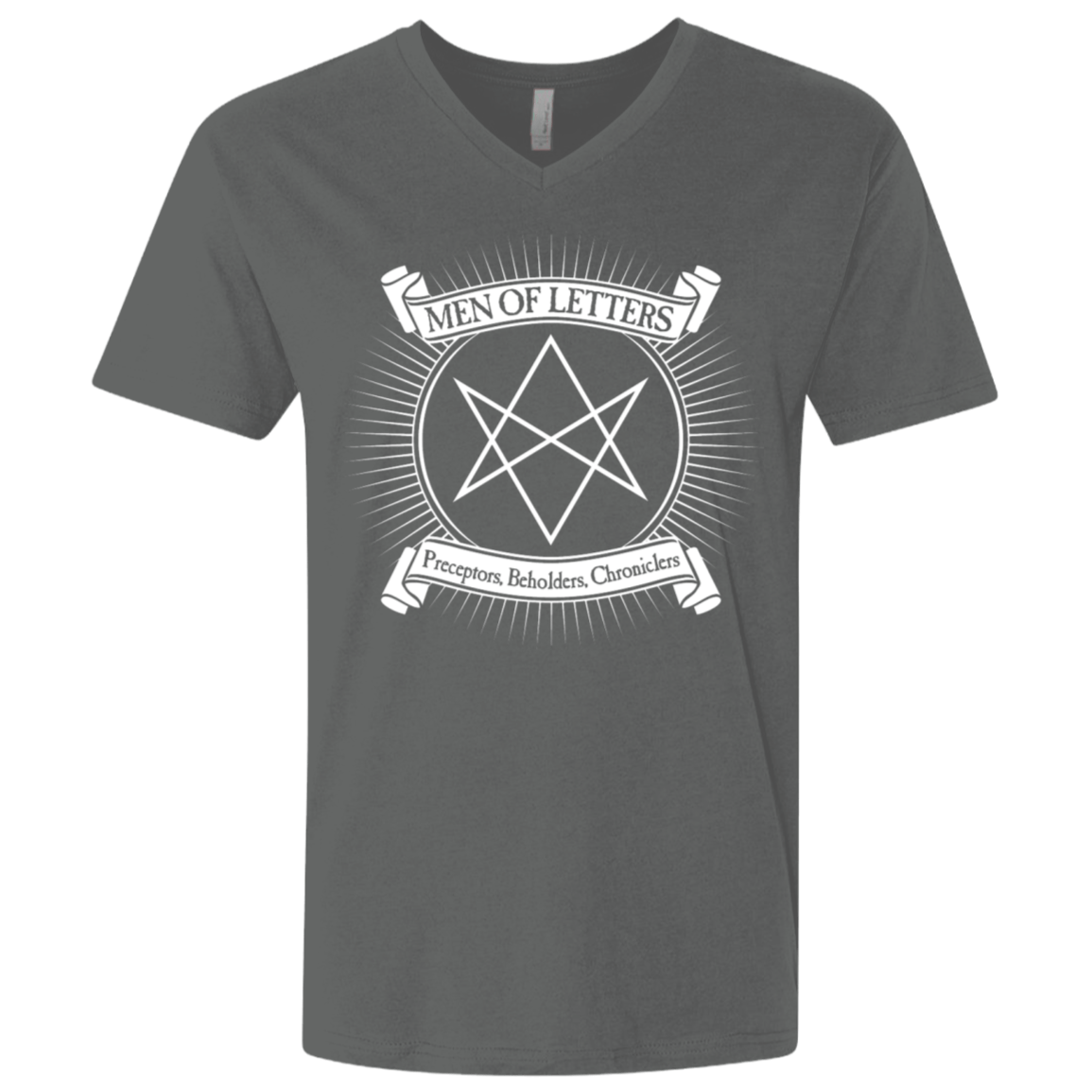 T-Shirts Heavy Metal / X-Small Men of Letters Men's Premium V-Neck