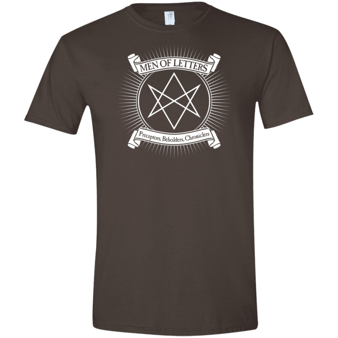 T-Shirts Dark Chocolate / S Men of Letters Men's Semi-Fitted Softstyle
