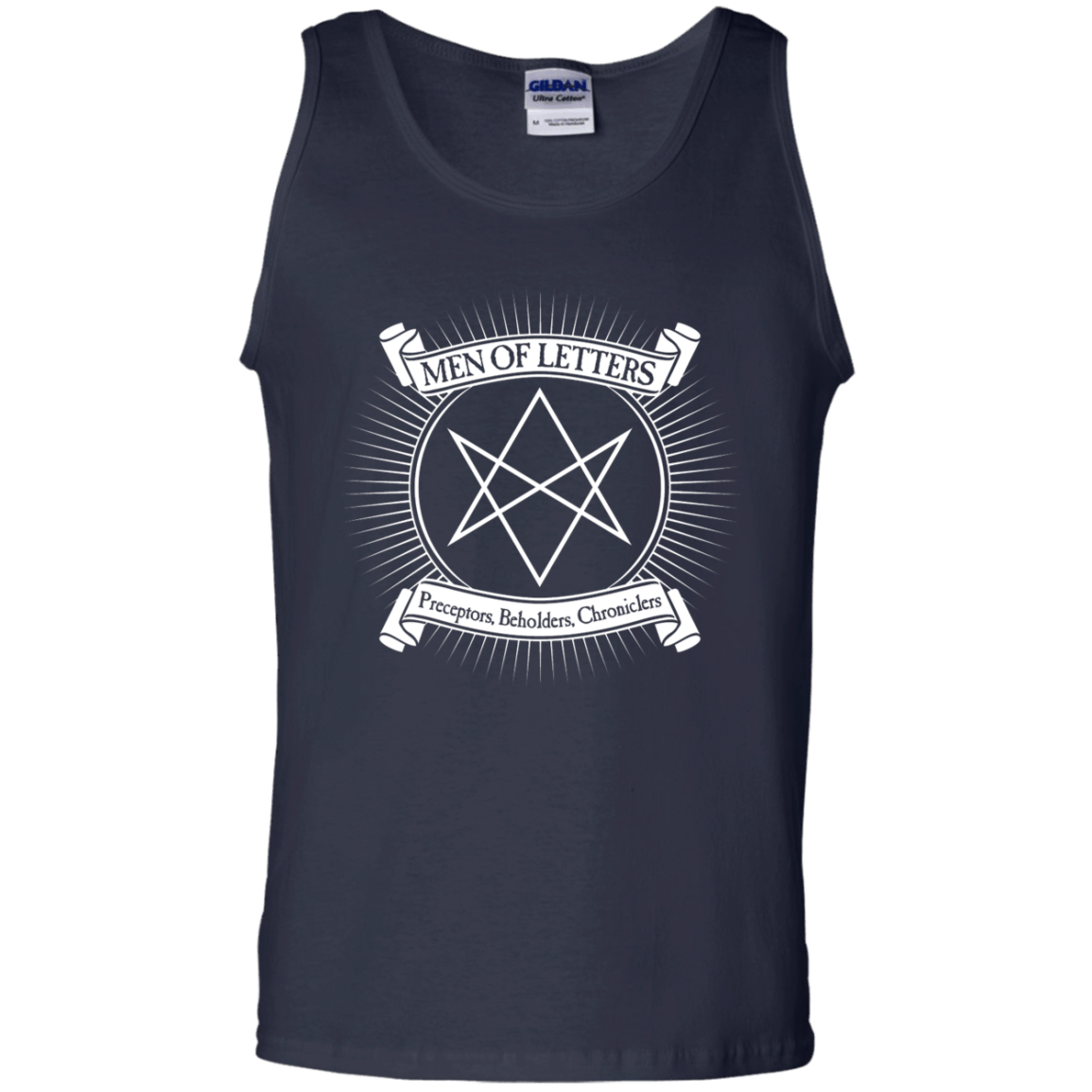 T-Shirts Navy / S Men of Letters Men's Tank Top