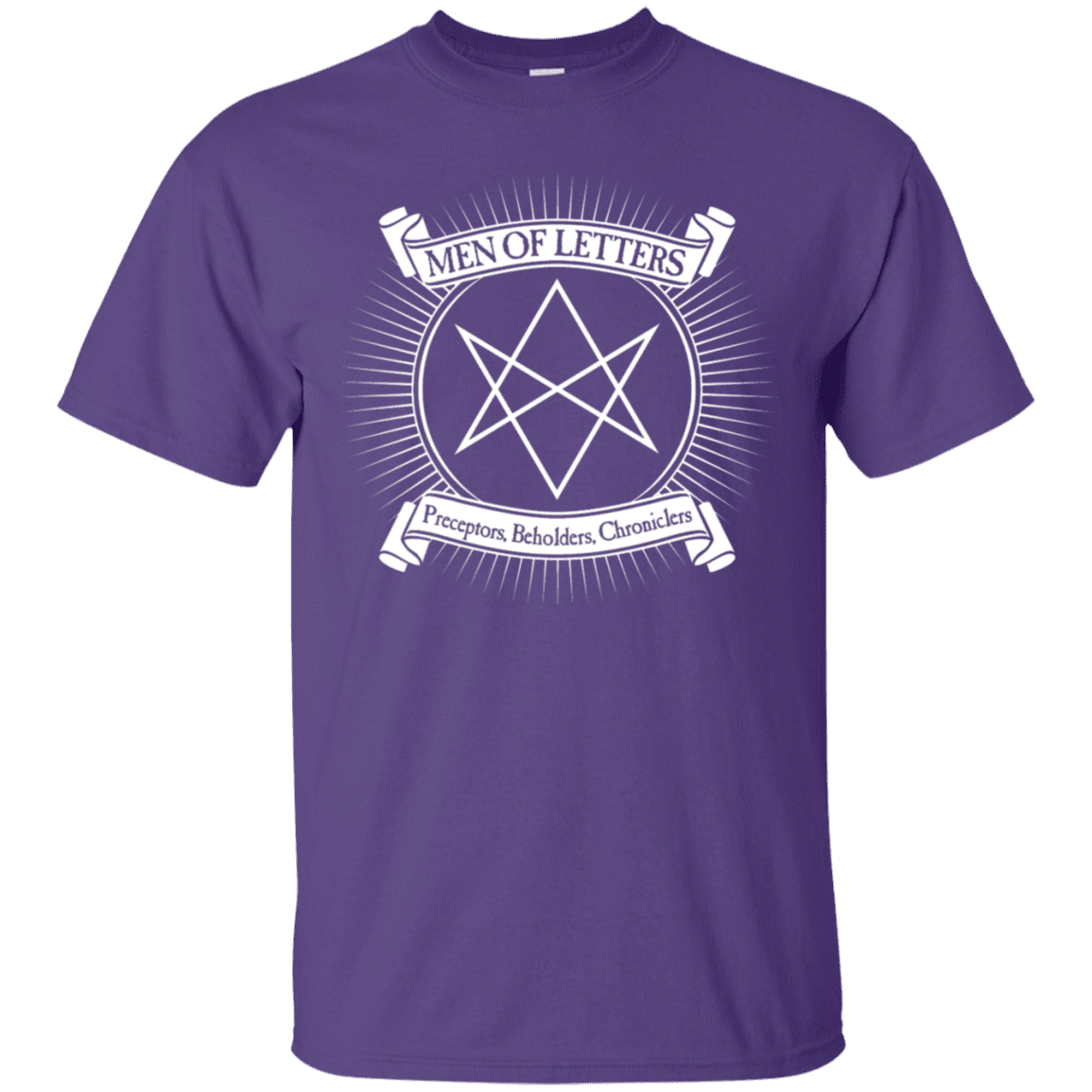 T-Shirts Purple / S Men of Letters T-Shirt