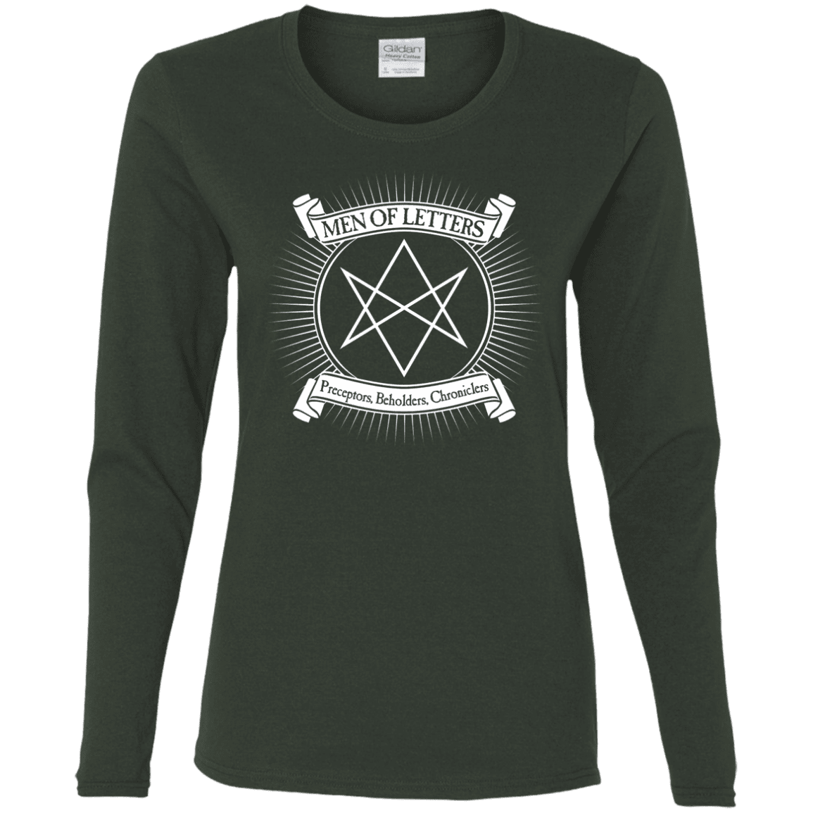 T-Shirts Forest / S Men of Letters Women's Long Sleeve T-Shirt