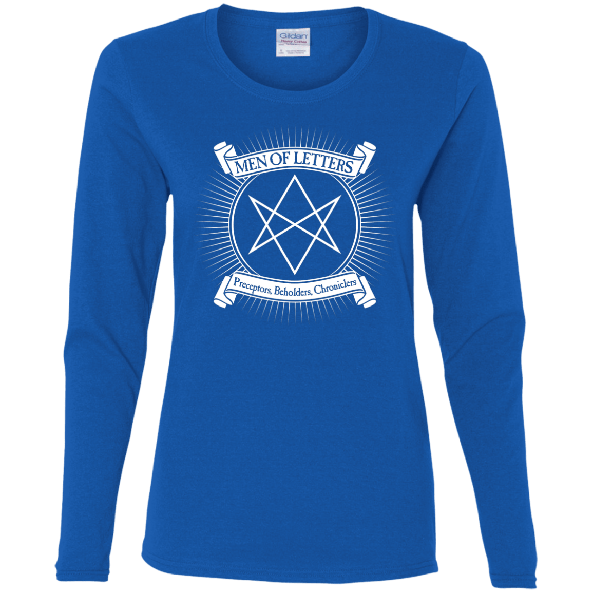 T-Shirts Royal / S Men of Letters Women's Long Sleeve T-Shirt