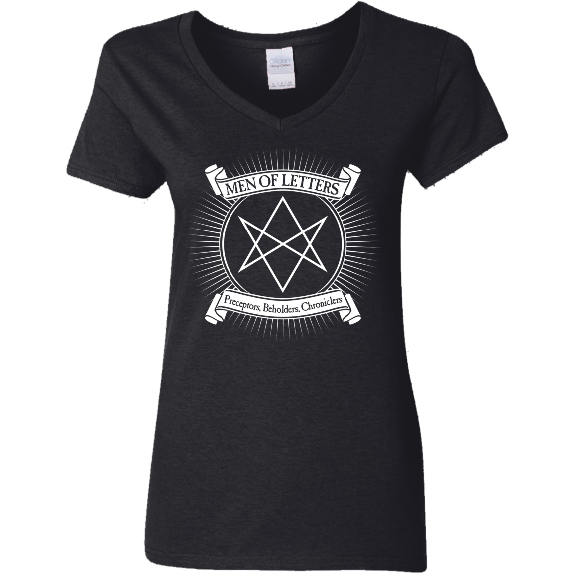 T-Shirts Black / S Men of Letters Women's V-Neck T-Shirt