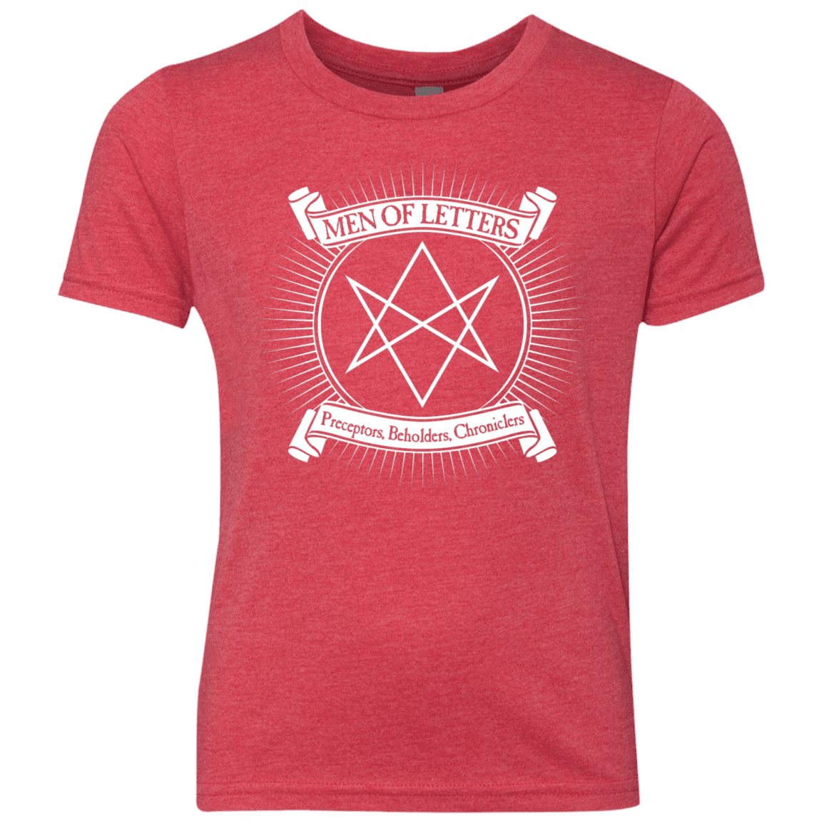 T-Shirts Vintage Red / YXS Men of Letters Youth Triblend T-Shirt