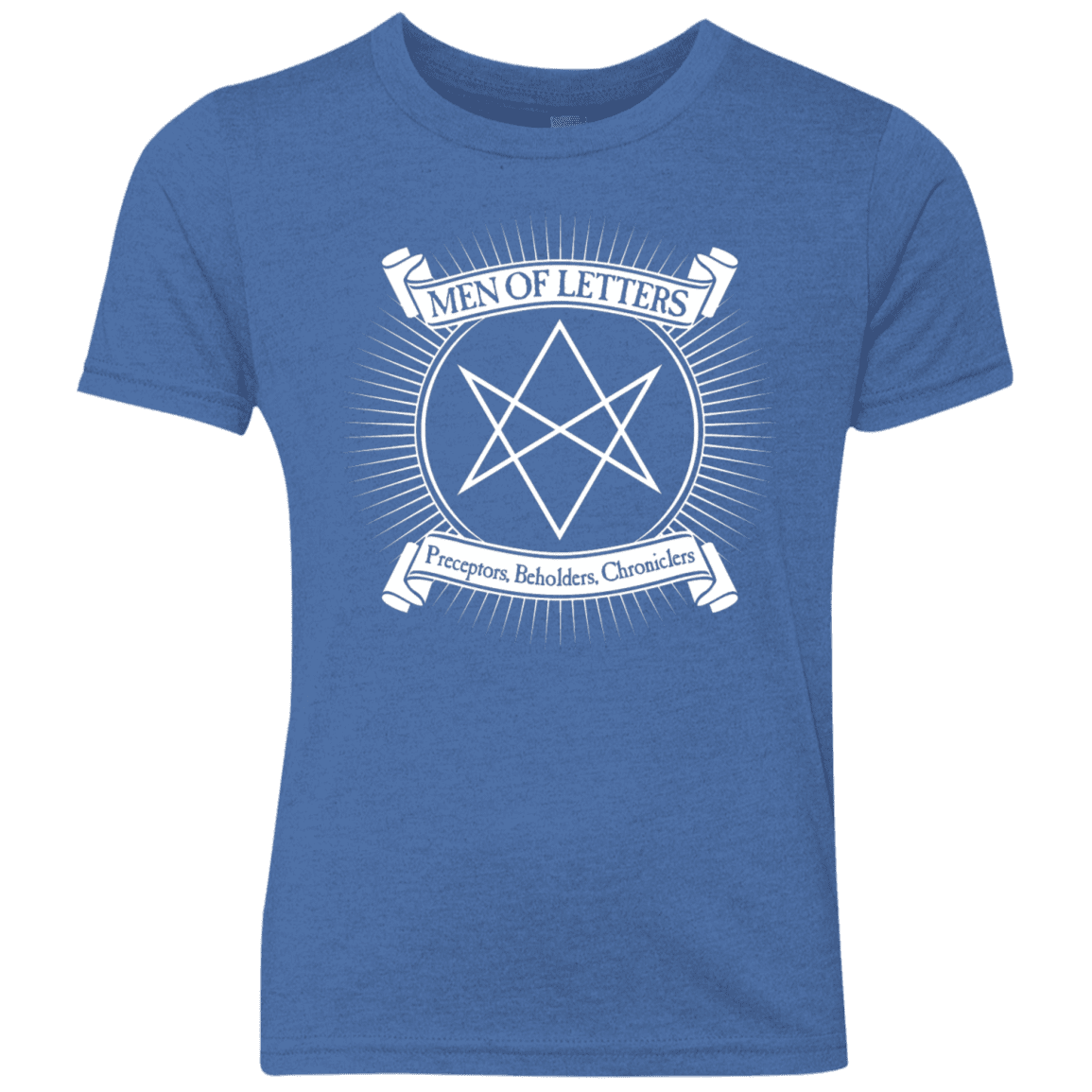 T-Shirts Vintage Royal / YXS Men of Letters Youth Triblend T-Shirt