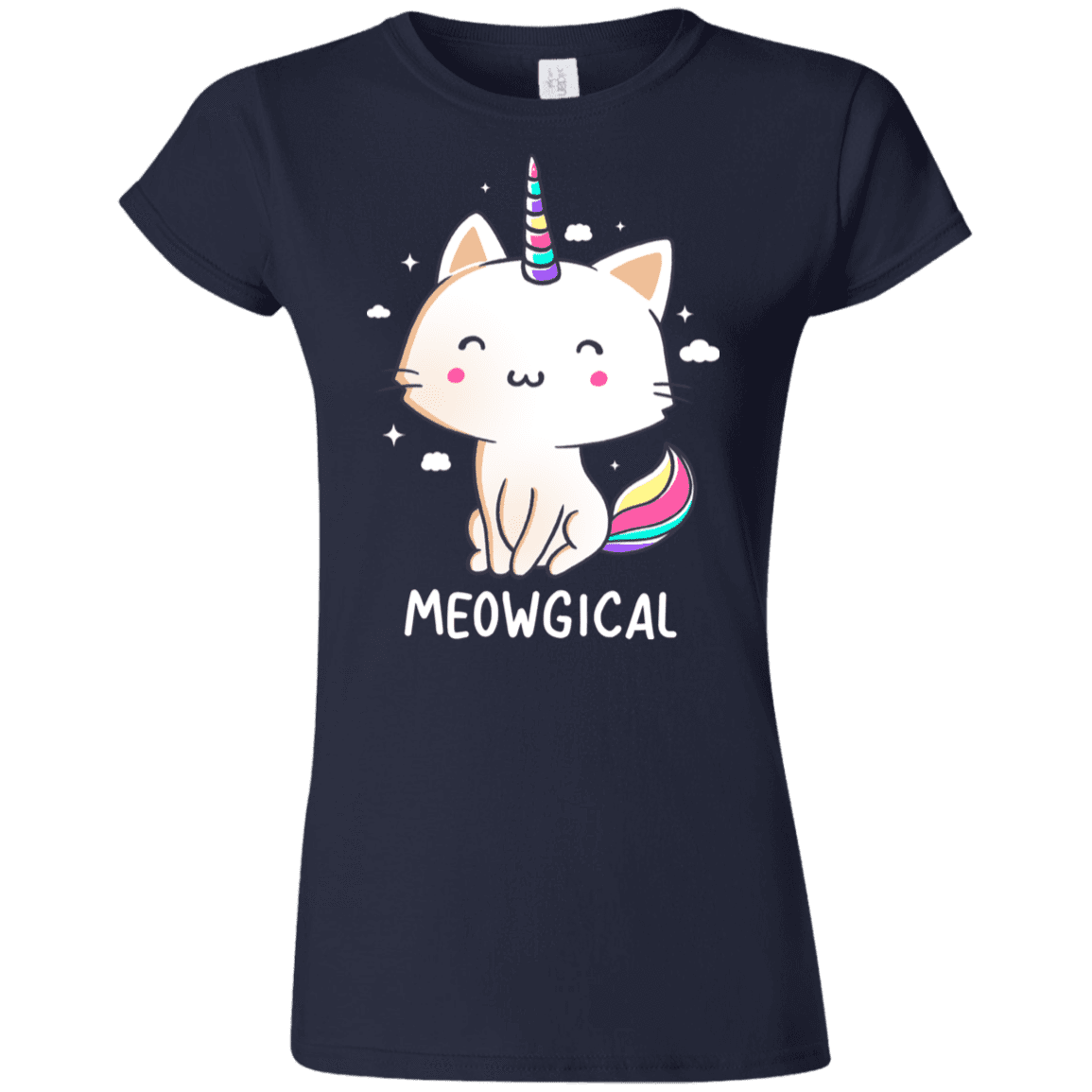 T-Shirts Navy / S Meowgical Junior Slimmer-Fit T-Shirt