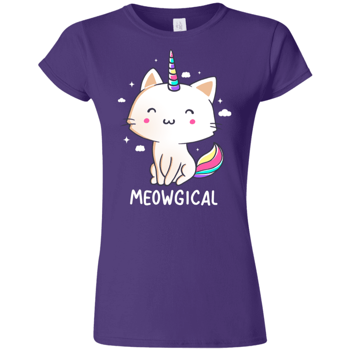 T-Shirts Purple / S Meowgical Junior Slimmer-Fit T-Shirt