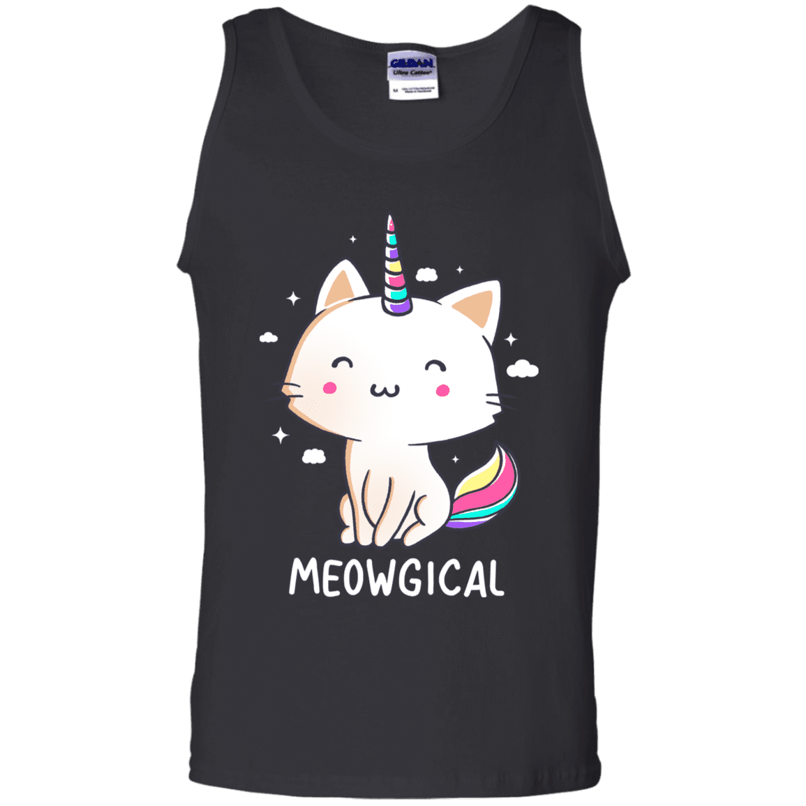 T-Shirts Black / S Meowgical Men's Tank Top