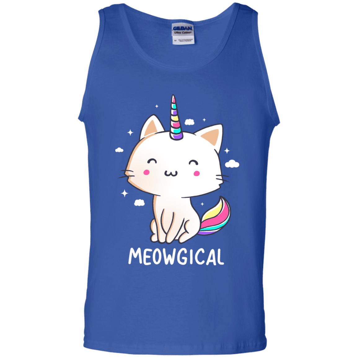 T-Shirts Royal / S Meowgical Men's Tank Top