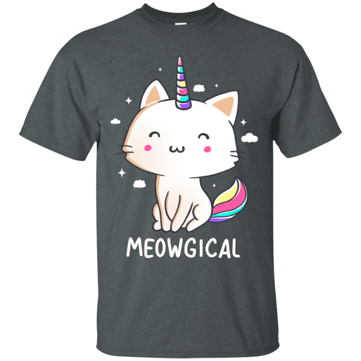 T-Shirts Dark Heather / S Meowgical T-Shirt
