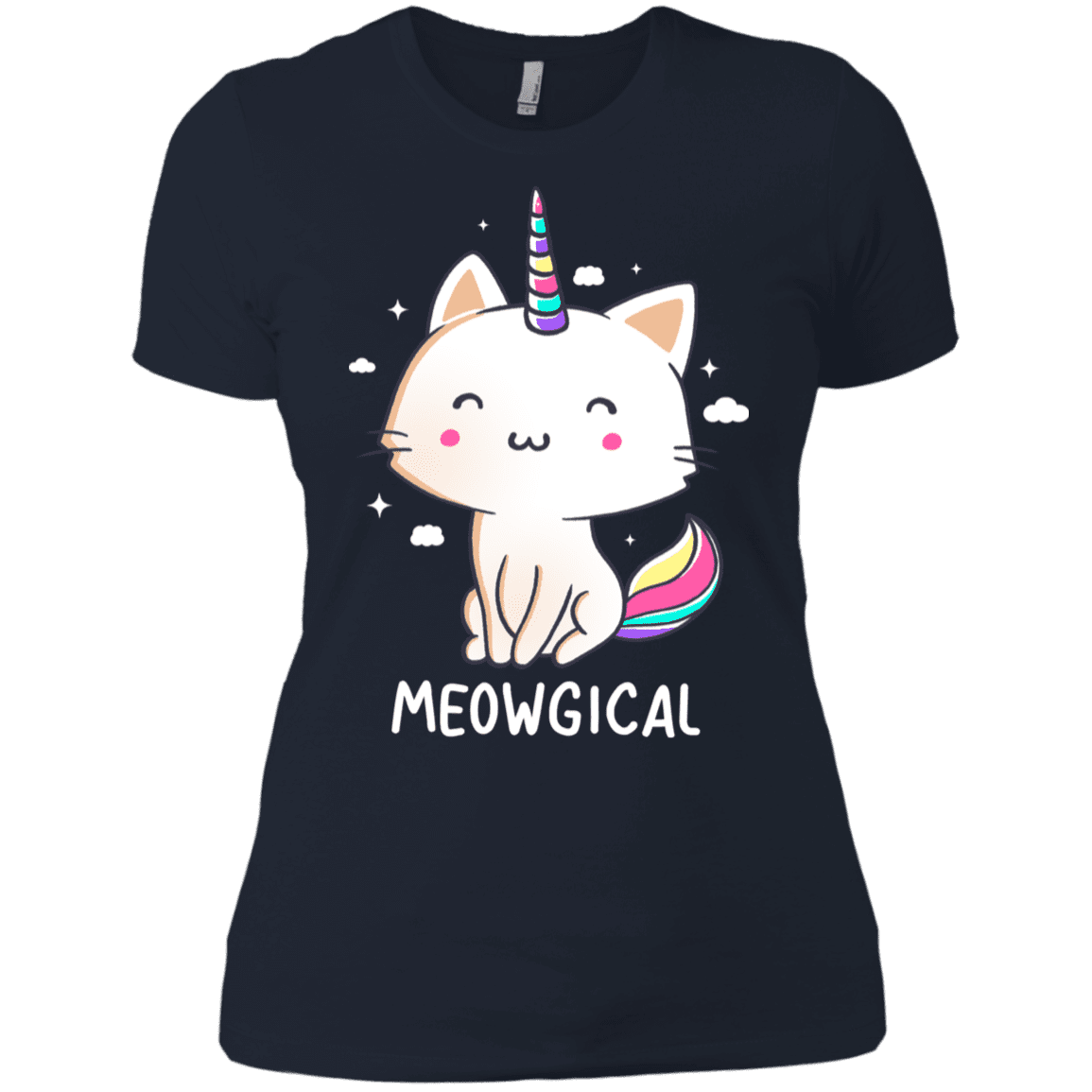 T-Shirts Midnight Navy / X-Small Meowgical Women's Premium T-Shirt