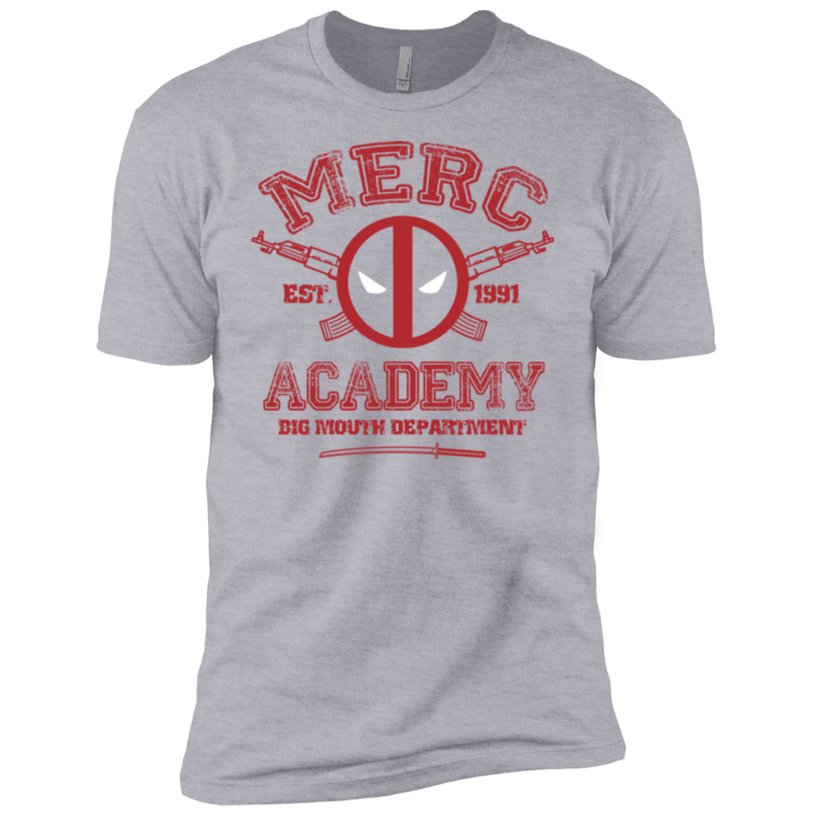 T-Shirts Heather Grey / YXS Merc Academy Boys Premium T-Shirt