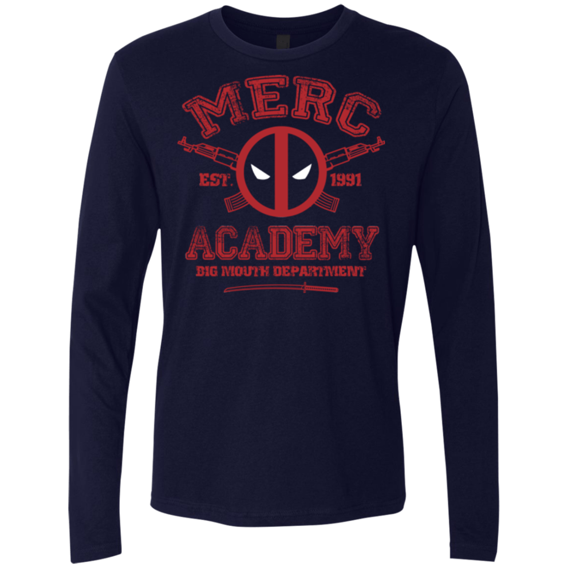 T-Shirts Midnight Navy / Small Merc Academy Men's Premium Long Sleeve