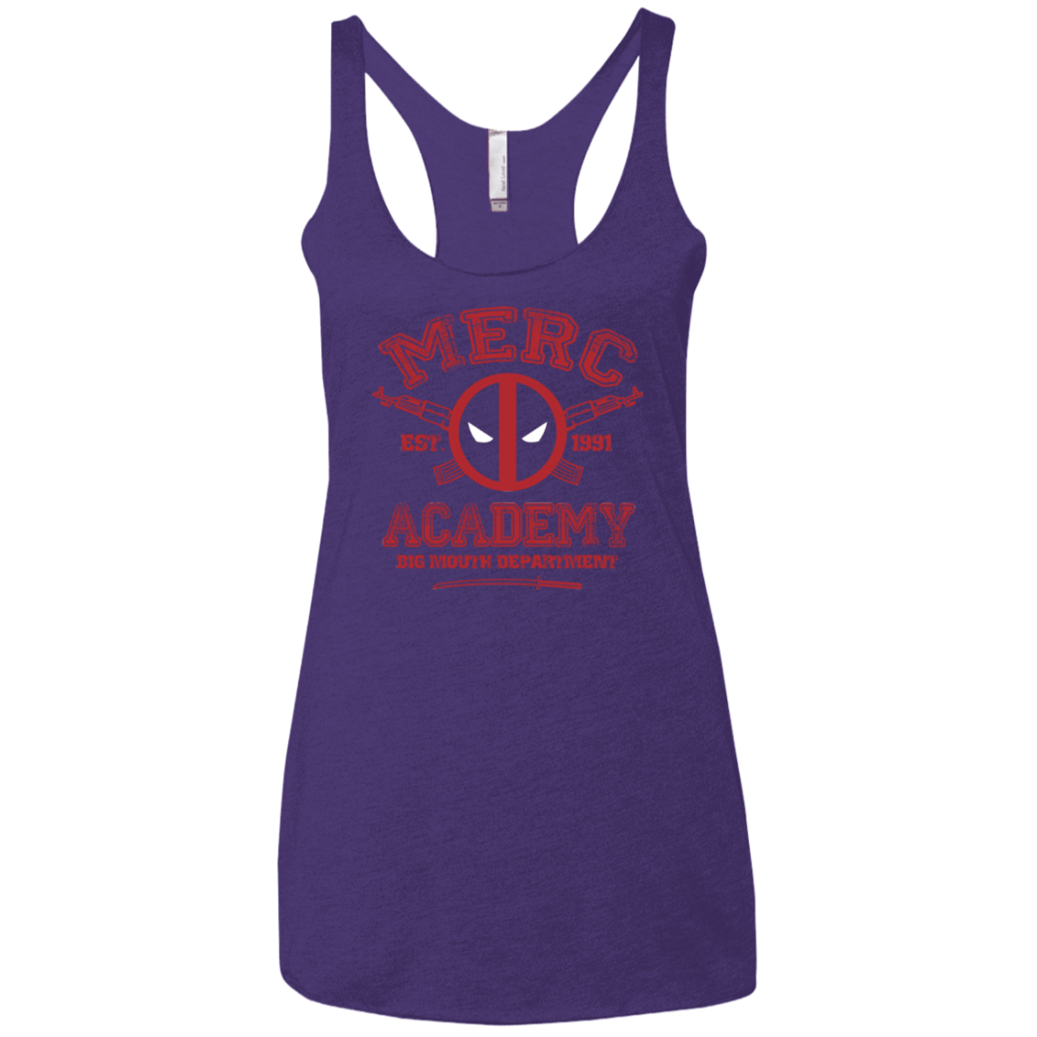 T-Shirts Purple / X-Small Merc Academy Women's Triblend Racerback Tank