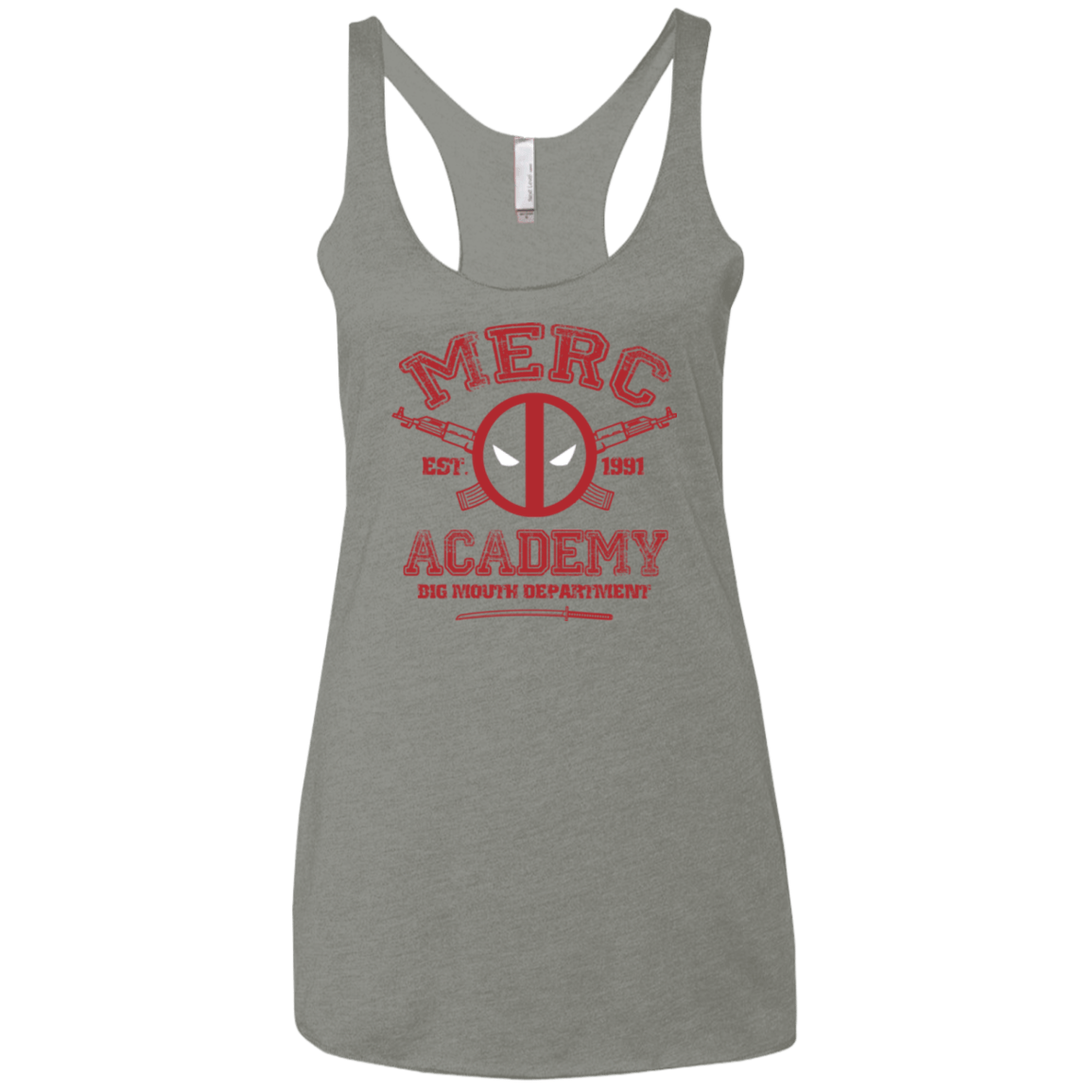 T-Shirts Venetian Grey / X-Small Merc Academy Women's Triblend Racerback Tank