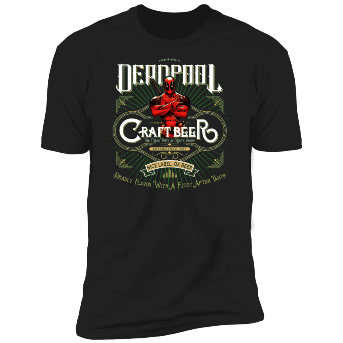 T-Shirts Black / X-Small Merc Brew Men's Premium T-Shirt