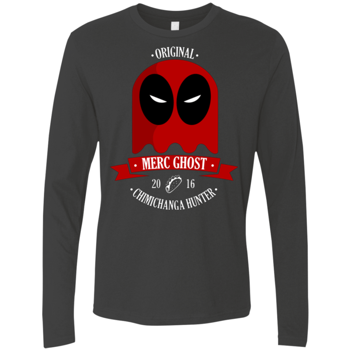 T-Shirts Heavy Metal / Small Merc Ghost Full Men's Premium Long Sleeve