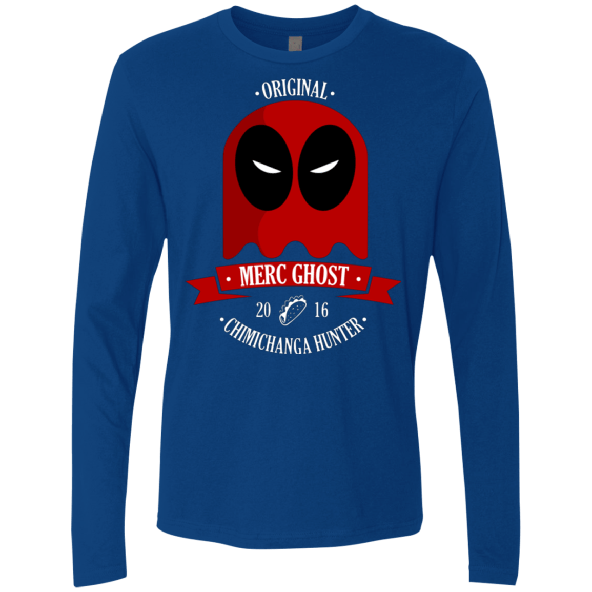 T-Shirts Royal / Small Merc Ghost Full Men's Premium Long Sleeve