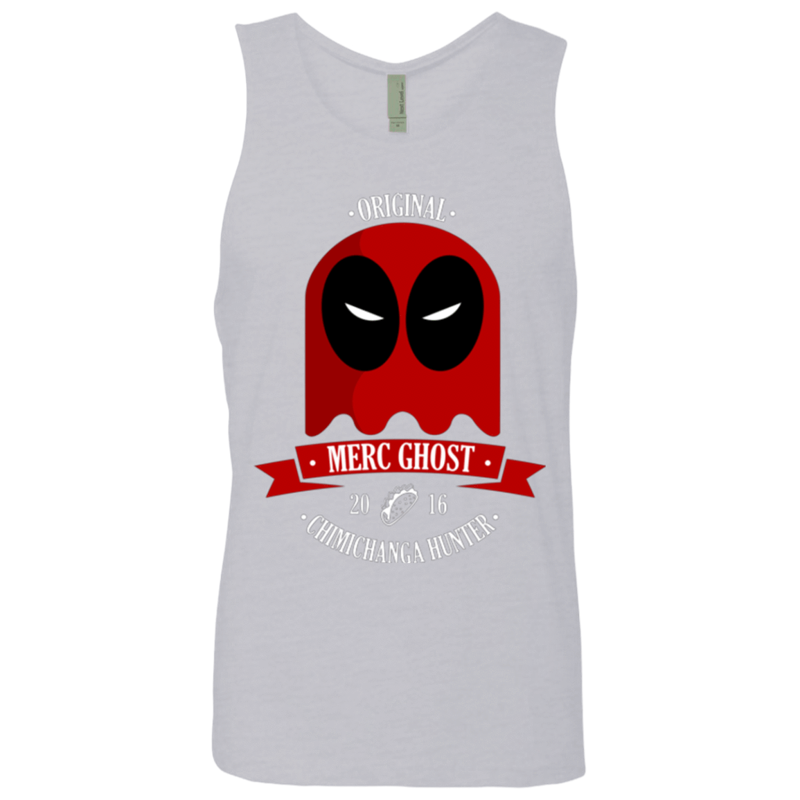 T-Shirts Heather Grey / Small Merc Ghost Full Men's Premium Tank Top