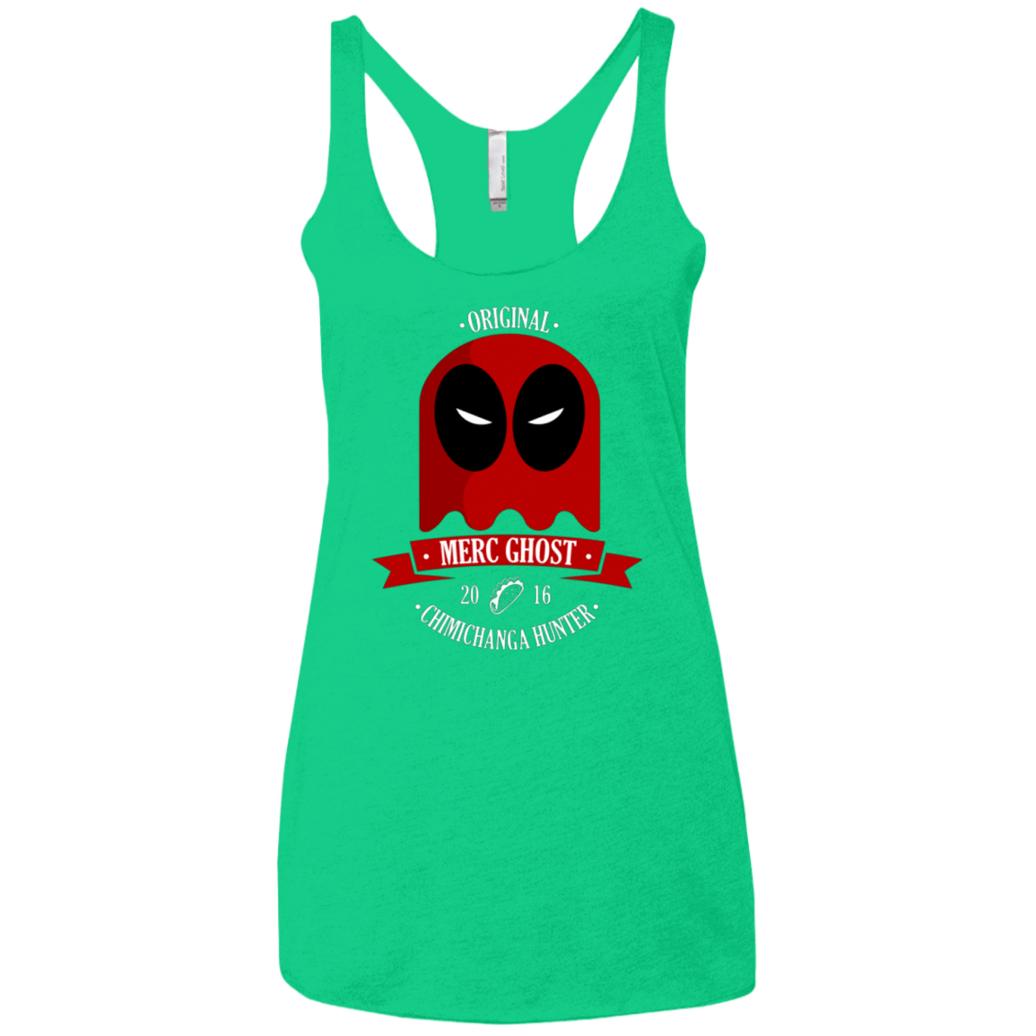 T-Shirts Envy / X-Small Merc Ghost Full Women's Triblend Racerback Tank